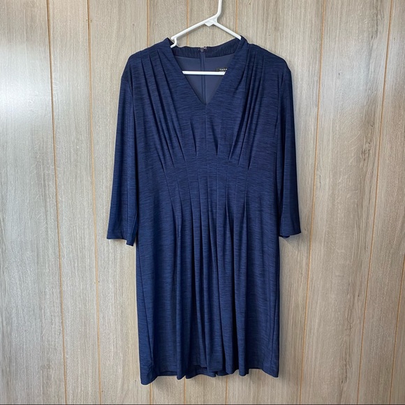 Tahari Dresses & Skirts - Tahari ASL Navy Blue Dress